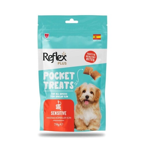 Reflex Plus Pocket Treats Hassas Köpekler İçin Köpek Ödül Maması 70 Gr - 1