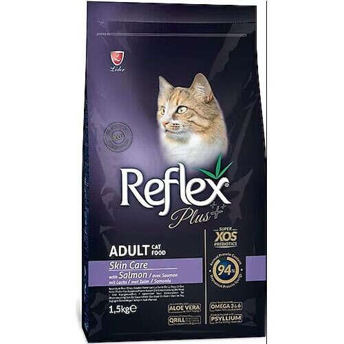Reflex Plus Skin Care Deri ve Tüy Bakımı Somonlu Yetişkin Kedi Maması 1,5 kg - 2