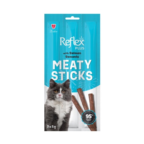 Reflex Plus Somonlu Kedi Ödül Maması 3x5 gr - 1