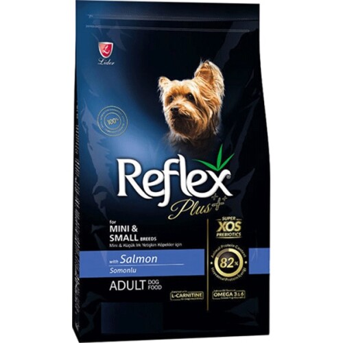 Reflex Plus Somonlu Mini ve Küçük Irk Yetişkin Köpek Maması 8 kg - 1