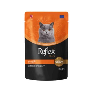 Reflex Plus Sos İçinde Parça Kuzu Etli Yetişkin Kedi Konservesi 85 Gr - Reflex Plus