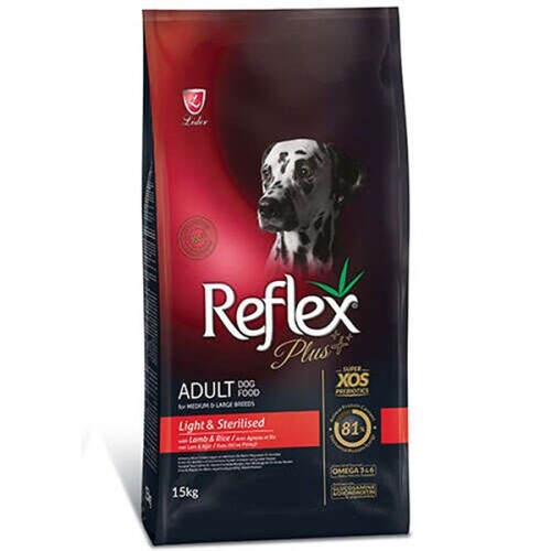 Reflex Plus Light Kuzulu Kısırlaştırılmış Yetişkin Köpek Maması 15 kg - 1