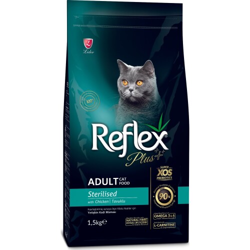 Reflex Plus Sterilised Tavuklu Kısırlaştırılmış Yetişkin Kedi Maması 1,5 kg - 1