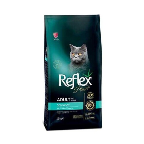 Reflex Plus Tavuklu Kısırlaştırılmış Yetişkin Kedi Maması 15+1 kg - 1