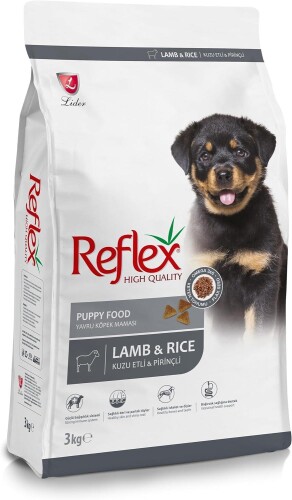 Reflex Puppy Kuzu Etli ve Pirinçli Yavru Köpek Maması 3 kg - 1