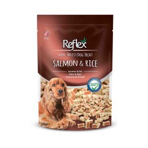 Reflex Somonlu ve Pirinçli Köpek Ödül Maması 150 gr - Reflex Plus