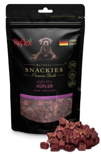 Reflex Snackies Kuzu Etli Küpler Köpek Ödülü 80 gr - 1