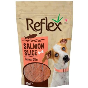 Reflex Somon Etli Dilim Köpek Ödülü 80 gr - Reflex