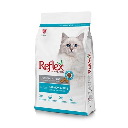 Reflex Somonlu ve Pirinçli Kısırlaştırılmış Yetişkin Kedi Maması 2 kg - 1
