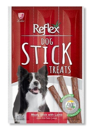Reflex Sticks Kuzu Etli Köpek Ödül Çubukları 3 X 11 gr - 1