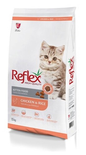 Reflex Tavuklu ve Pirinçli Yavru Kedi Maması 15 kg - 1