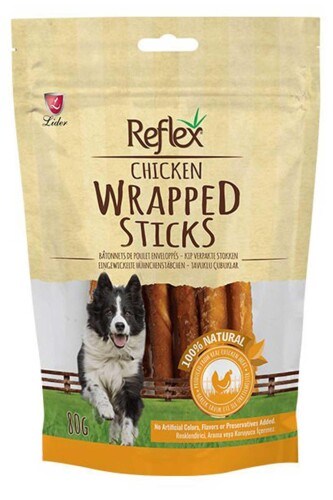 Reflex Wrapped Sticks Tavuklu Köpek Ödül Çubukları 80 gr - 1