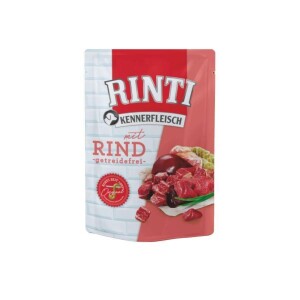 RINTI Pouch Dana Etli Köpek Konservesi 400 gr - Rıntı