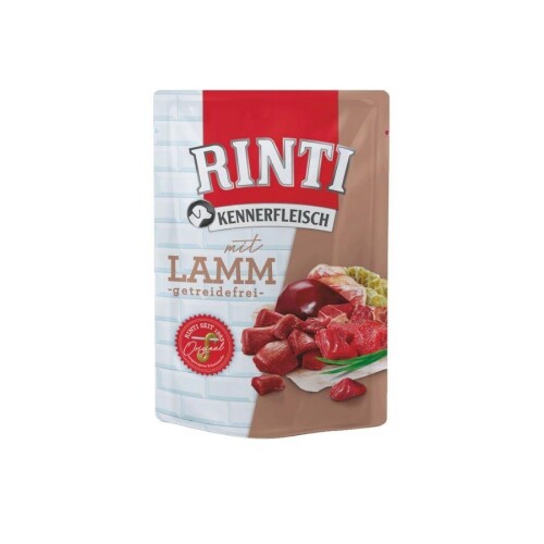 RINTI Pouch Kuzulu Yetişkin Köpek Konservesi 400 gr - 1