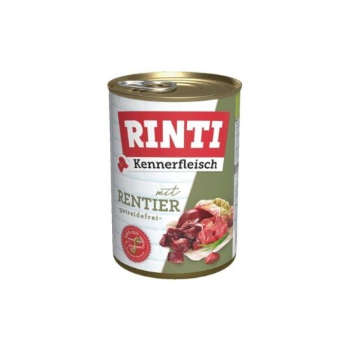 RINTI Tahılsız Geyikli Yetişkin Köpek Konservesi 400 Gr - 1