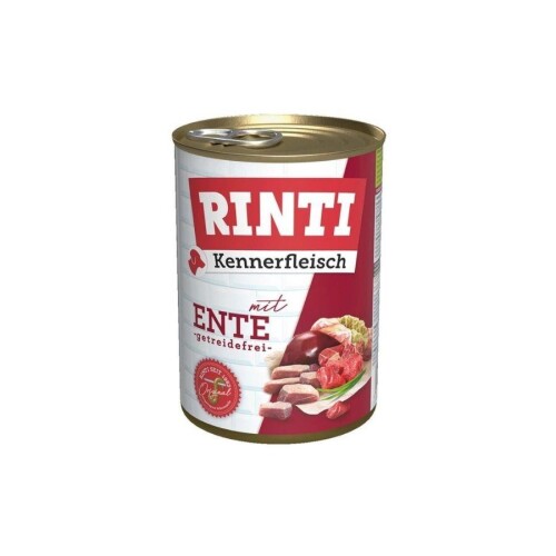 RINTI Tahılsız Ördekli Gurme Yetişkin Köpek Konservesi 400 Gr - 1