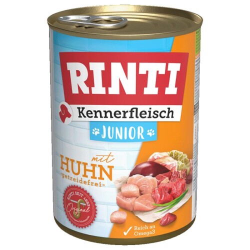 Rıntı Tahılsız Tavuklu Yavru Köpek Konservesi 400 Gr - 1