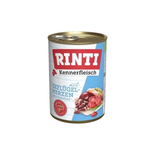 RINTI Tahılsız Yürekli Gurme Yetişkin Köpek Konservesi 400 Gr - 1