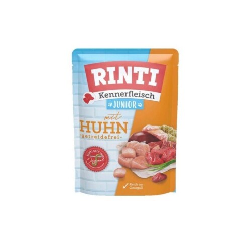 RINTI Tavuklu Pouch Yavru Köpek Maması 400 gr - 1