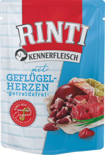 RINTI Yürekli Pouch Köpek Maması 400 Gr - 1