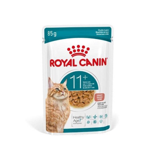 Royal Canin Ageing 11+ Sos İçinde Pouch Yaşlı Kedi Konservesi 85 gr - 1