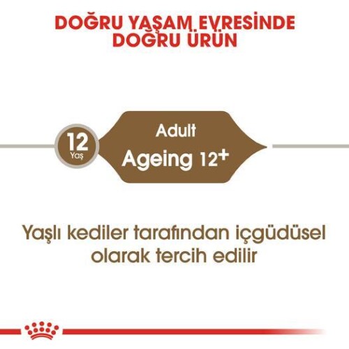 Royal Canin Ageing + 12 Pouch Yaşlı Kedi Konservesi 85 gr X 12 Adet - 3