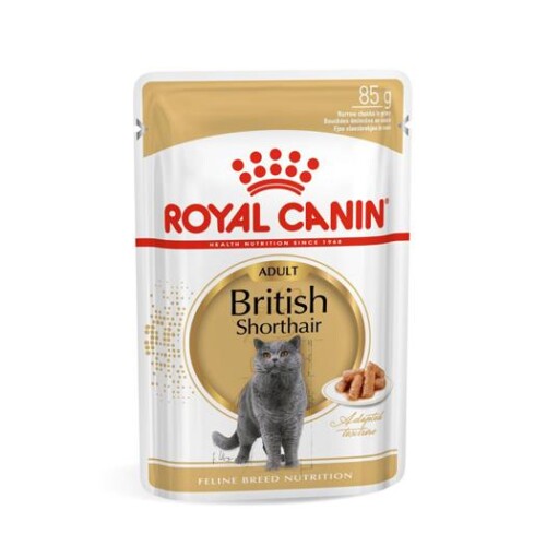 Royal Canin British Shorthair Pouch Yetişkin Kedi Konservesi 85 gr - 1