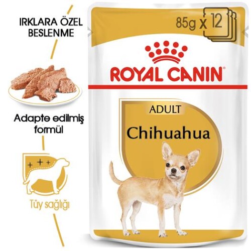 Royal Canin Chihuahua Adult Pouch Yetişkin Köpekler İçin Konserve 85 Gr