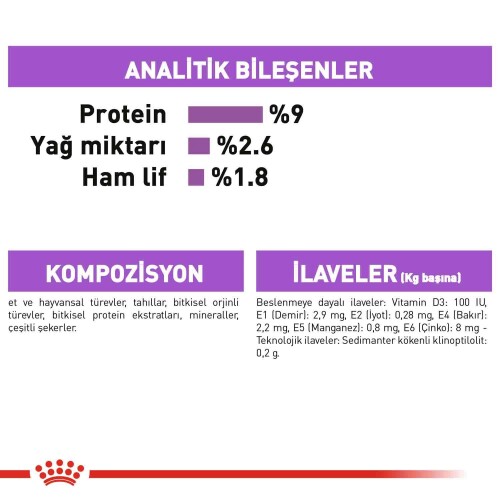 Royal Canin Gravy Pouch Kısırlaştırılmış Kediler İçin Konserve 85 gr X12 Adet - 6