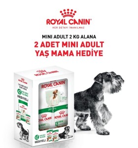 Royal Canin Mini Adult Küçük Irk Yetişkin Köpek Maması 2 Kg + 2 Adet Pouch Hediyeli - Royal Canin