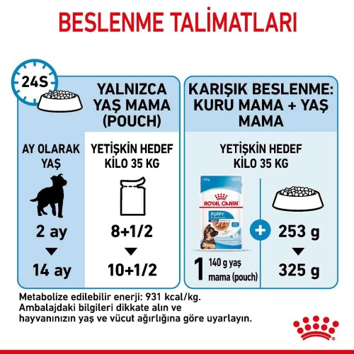 Royal Canin Maxi Puppy Büyük Irk Yavru Köpekler İçin Parça Etli Yaş Mama 140 gr - 2