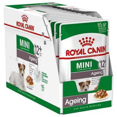 Royal Canin Mini Ageing +12 Küçük Irk Yaşlı Köpek Konservesi 85 gr X 12 Adet - 1