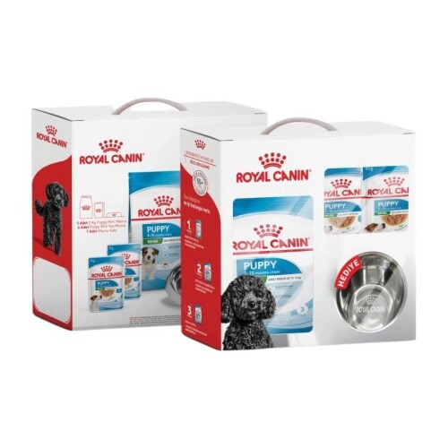 Royal Canin Mini Puppy Küçük Irk Yavru Köpek Maması 2 kg + 2 Adet Pouch + Çelik Mama Kabı Hediyeli - 1
