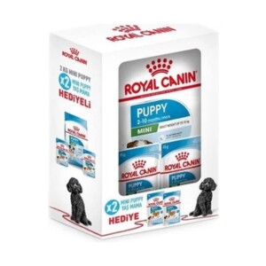 Royal Canin Mini Puppy Küçük Irk Yavru Köpek Maması 2 kg + 2 Adet Pouch - Royal Canin