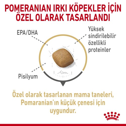 Royal Canin Pomeranian Yetişkin Köpek Irk Maması 3 kg - 2