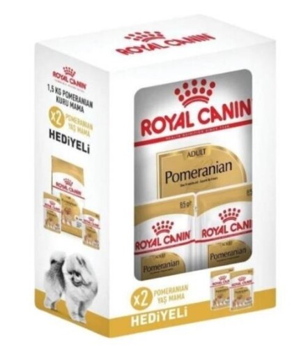 Royal Canin Pomeranian Yetişkin Köpek Maması 1,5 Kg + 2 Adet Pocuh Hediyeli - 1