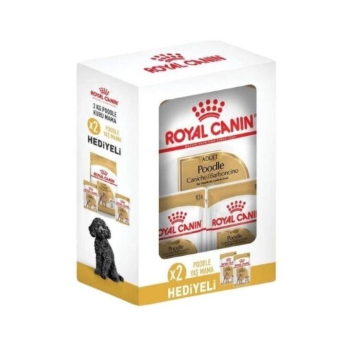Royal Canin Poodle Adult Yetişkin Köpek Maması 3 kg + 2 Adet Pouch Hediyeli - 1
