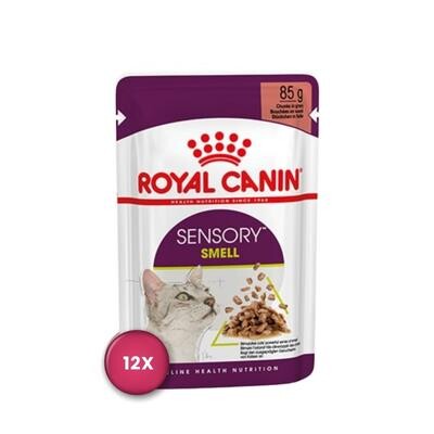 Royal Canin Sensory Smell Gravy Balıklı Yetişkin Kedi Konservesi 85 Gr X 12 Adet - 1