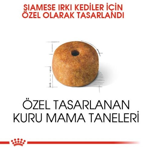 Royal Canin Siamese 38 Siyam Kedisine Özel Yetişkin Maması 2 kg - 3