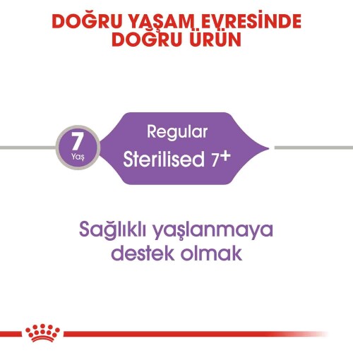 Royal Canin Sterilised +7 Kısırlaştırılmış Yaşlı Kedi Maması 1,5 kg - 3