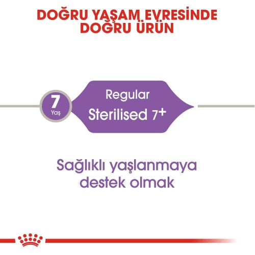 Royal Canin Sterilised +7 Kısırlaştırılmış Yaşlı Kedi Maması 3,5 kg - 2