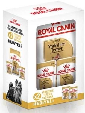 Royal Canin Yorkshire 28 Yorkshire Terrier Köpeklerine Özel Irk Maması 1,5 kg X 2 Adet Pouch Hediyeli - 1