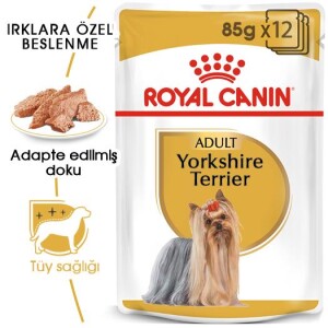 Royal Canin Yorkshire Terrier Adult Pouch Yetişkin Köpekler İçin Konserve 85 gr - 7