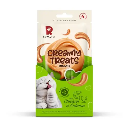 Royalpet Tavuklu ve Somonlu Kedi Kreması - 1
