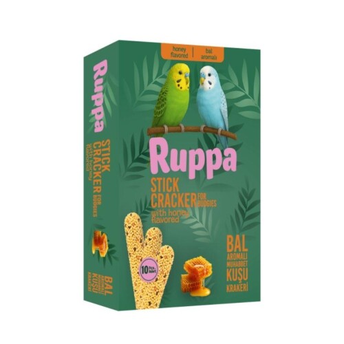 Ruppa Bal Aromalı Muhabbet Kuşu Krakeri 10'lu - 1