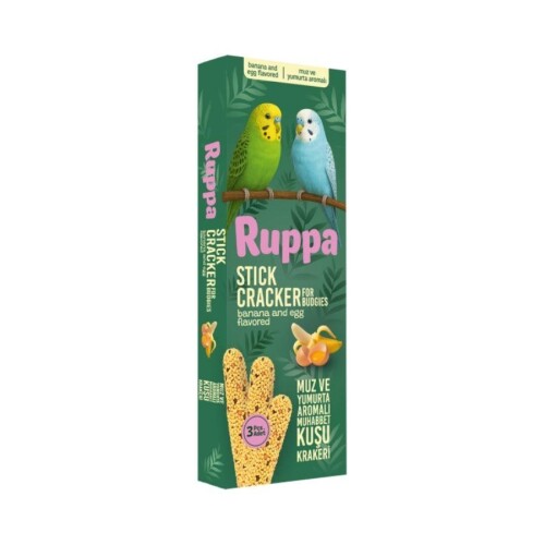 Ruppa Muz Aromalı Muhabbet Kuşu Krakeri 3'lü - 1