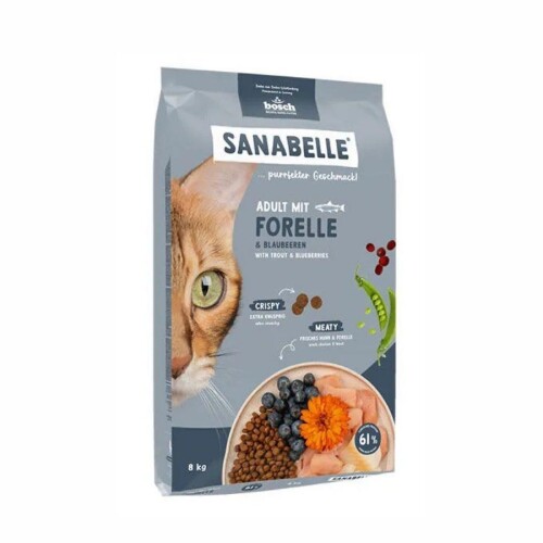Sanabelle Alabalıklı Yetişkin Kedi Maması 8 kg - 1