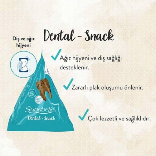 Sanabelle Dental Ağız ve Diş Bakım Destekleyici Kedi Ödül Maması 20 gr - 3