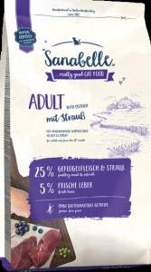 Sanabelle Deve Kuşu Etli Yetişkin Kedi Maması 10 kg - Sanabelle