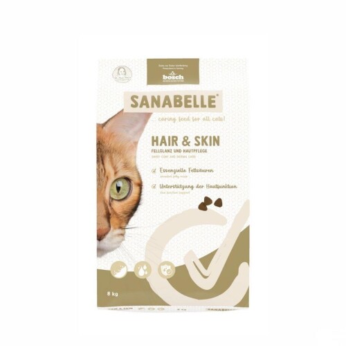 Sanabelle Hair Skin Sağlıklı Tüy Gelişimi İçin Yetişkin Kedi Maması 8 kg - 1